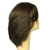 Load image into Gallery viewer, Olivia Dark Brown With Brown Highlights Skin Top Size M Pre-Cut
