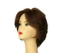 Load image into Gallery viewer, Linda Light Brown With Reddish Highlights Multi-Directional Skin Top Size M