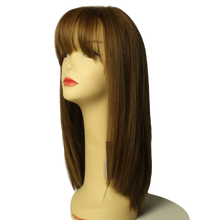 Load image into Gallery viewer, Pre-cut Rina Light Brown With Blonde Highlights Multi-Directional Skin Top Size M