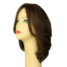 Load image into Gallery viewer, Shlomit Brown With Red Highlights Skin Top Size M Pre-Cut