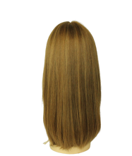 Load image into Gallery viewer, Pre-cut Rina Light Brown With Warm Blonde Highlights Multi-Directional Skin Top Size M
