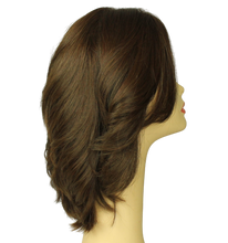 Load image into Gallery viewer, Shlomit Brown With Red Highlights Skin Top Size M Pre-Cut