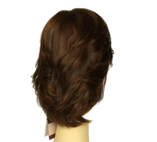 Load image into Gallery viewer, Shlomit Brown With Red Highlights MULTI-DIRECTIONAL Skin Top Size S PRE-CUT