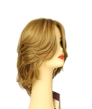 Load image into Gallery viewer, Shlomit Blonde With Highlights Skin Top Size S Pre-Cut
