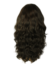 Load image into Gallery viewer, Katrina EXTRA LONG Deep Dark Brown With Brown Highlights MULTI-DIRECTIONAL Size M