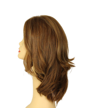 Load image into Gallery viewer, Riva PRE-CUT LIGHT BROWN WITH ASH BLONDE HIGHLIGHTS Skin Top Size M
