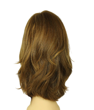 Load image into Gallery viewer, Riva PRE-CUT LIGHT BROWN WITH ASH BLONDE HIGHLIGHTS Skin Top Size M