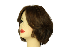 Load image into Gallery viewer, Dorothy Medium Brown With Dark Blonde Highlights Skin Top Size M Pre-Cut