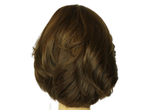 Load image into Gallery viewer, Dorothy Medium Brown With Dark Blonde Highlights Skin Top Size M Pre-Cut