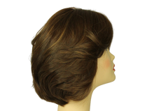 Load image into Gallery viewer, Dorothy Medium Brown With Dark Blonde Highlights Skin Top Size M Pre-Cut