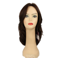 Load image into Gallery viewer, Rina Brown With Reddish Highlights Skin Top Size M Pre-Cut