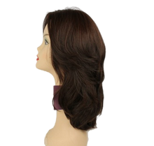 Load image into Gallery viewer, Rina Brown With Reddish Highlights Skin Top Size M Pre-Cut