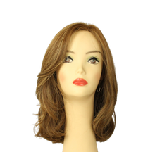 Load image into Gallery viewer, Riva PRE-CUT LIGHT BROWN WITH ASH BLONDE HIGHLIGHTS Skin Top Size L