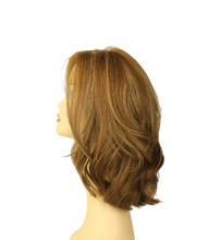 Load image into Gallery viewer, Riva PRE-CUT LIGHT BROWN WITH ASH BLONDE HIGHLIGHTS Skin Top Size L