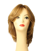 Load image into Gallery viewer, Shlomit BLONDE WITH HIGHLIGHTS MULTI-DIRECTIONAL Skin Top Size M PRE-CUT