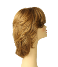 Load image into Gallery viewer, Shlomit BLONDE WITH HIGHLIGHTS MULTI-DIRECTIONAL Skin Top Size M PRE-CUT