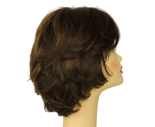Load image into Gallery viewer, Linda Dark Brown With Warm Highlights Multi-Directional Skin Top Size L PRE-CUT