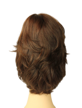 Load image into Gallery viewer, Shlomit Dark Brown With Red Highlights Skin Top Size M pre-cut
