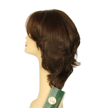 Load image into Gallery viewer, Shlomit  Brown With Red Highlights Skin Top Size L Pre-Cut