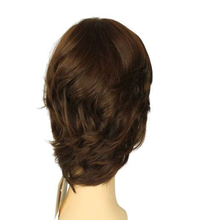Load image into Gallery viewer, Shlomit  Brown With Red Highlights Skin Top Size L Pre-Cut