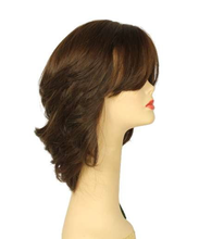 Load image into Gallery viewer, Shlomit  Brown With Red Highlights Skin Top Size L Pre-Cut