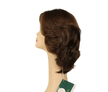 Load image into Gallery viewer, Shlomit Medium Brown With Blonde Highlights Skin Top Size M