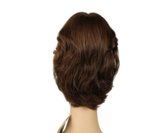 Load image into Gallery viewer, Shlomit Medium Brown With Blonde Highlights Skin Top Size M