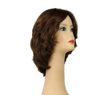 Load image into Gallery viewer, Shlomit Medium Brown With Blonde Highlights Skin Top Size M