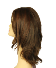 Load image into Gallery viewer, Riva PRE-CUT BROWN WITH RED HIGHLIGHTS Skin Top Size M