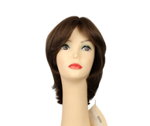 Load image into Gallery viewer, Shlomit Medium Brown With Highlights Skin Top Size S Pre-Cut