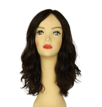 Load image into Gallery viewer, Mimi Pre-Cut Wavy Dark Brown Multi-Directional Skin Top Size M