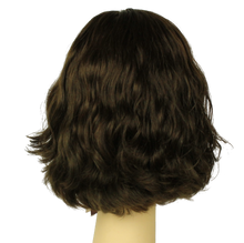 Load image into Gallery viewer, Wavy Bob Dark Brown Multi-Directional Skin Top Size L Pre-Cut