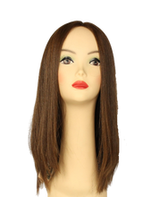 Load image into Gallery viewer, Riva MEDIUM BROWN WITH BLONDE HIGHLIGHTS Dark Part Size L