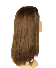 Load image into Gallery viewer, Riva MEDIUM BROWN WITH BLONDE HIGHLIGHTS Dark Part Size L