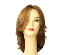 Load image into Gallery viewer, Shlomit Light Brown With Warm Highlights Skin Top Size M PRE-CUT