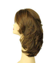 Load image into Gallery viewer, Shlomit Light Brown With Blended Lowlights And Highlights Skin Top Size L pre-cut