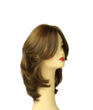 Load image into Gallery viewer, Shlomit Light Brown With Blended Lowlights And Highlights Skin Top Size L pre-cut