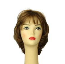 Load image into Gallery viewer, Linda Light Brown With Ash Blonde Highlights multi-directional Skin Top Size L pre-cut