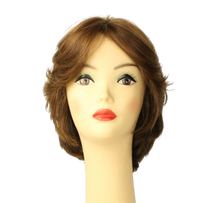 Load image into Gallery viewer, Linda Medium Brown With Blonde Highlights Skin Top Size L PRE-CUT