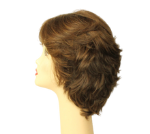 Load image into Gallery viewer, Linda Medium Brown With Blonde Highlights Skin Top Size L PRE-CUT