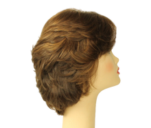 Load image into Gallery viewer, Linda Medium Brown With Blonde Highlights Skin Top Size L PRE-CUT