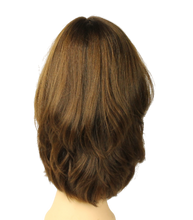 Load image into Gallery viewer, Rina light brown with blended lowlights and highlights Skin Top Size S pre-cut