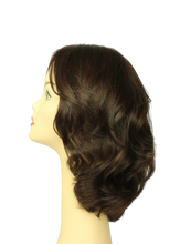 Load image into Gallery viewer, Shlomit Dark Brown With Reddish Highlights Skin Top Size m PRE-CUT