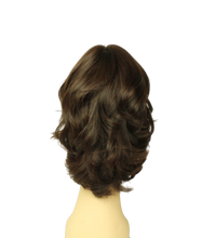 Load image into Gallery viewer, Shlomit Dark Brown With Reddish Highlights Skin Top Size m PRE-CUT