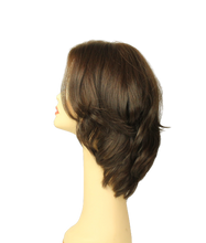 Load image into Gallery viewer, Shlomit Dark Brown With Reddish Highlights Skin Top Size S PRE-CUT