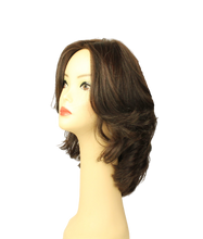 Load image into Gallery viewer, Shlomit Dark Brown With Reddish Highlights Skin Top Size m PRE-CUT