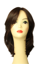 Load image into Gallery viewer, Shlomit Dark Brown With Reddish Highlights Skin Top Size L PRE-CUT