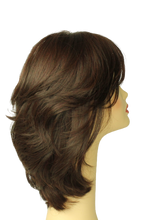 Load image into Gallery viewer, Shlomit Dark Brown With Reddish Highlights Skin Top Size L PRE-CUT