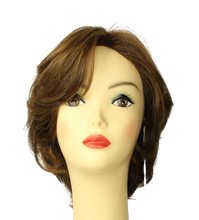 Load image into Gallery viewer, Linda Medium Brown With Blonde Highlights Skin Top Size M PRE-CUT