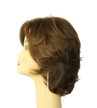 Load image into Gallery viewer, Linda Medium Brown With Blonde Highlights Skin Top Size M PRE-CUT